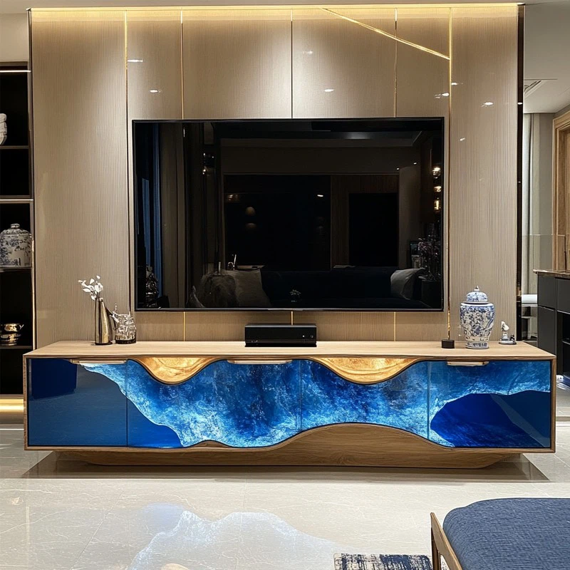 Solid Wood Media Cabinet